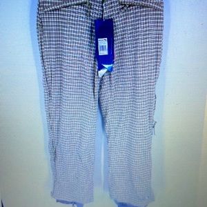 Trespass woman’s snow pass soft lime plaid med new with tags